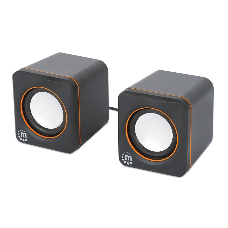 Manhattan 2600 Series Noir, Orange Avec fil 6 W
