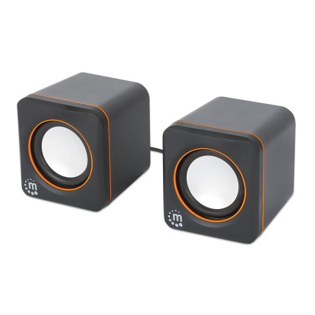 Manhattan 2600 Series Noir, Orange Avec fil 6 W