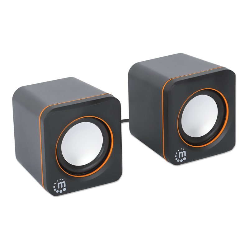 Manhattan 2600 Series Noir, Orange Avec fil 6 W