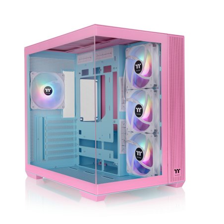 View 380 TG ARGB (rosa, Tempered Glass x 2)