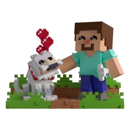 Minecraft Vinyl figurine Taming a Wolf 10 cm