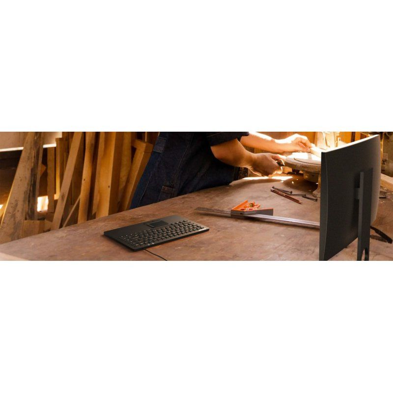 KeySonic KSK-5230IN keyboard Industrial USB QWERTY UK English Black