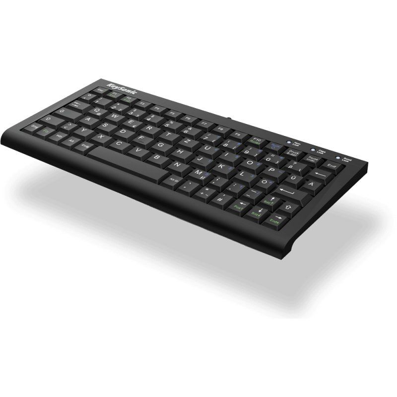 Keyboard KeySonic, Super-Mini, SoftSkin, USB, UK