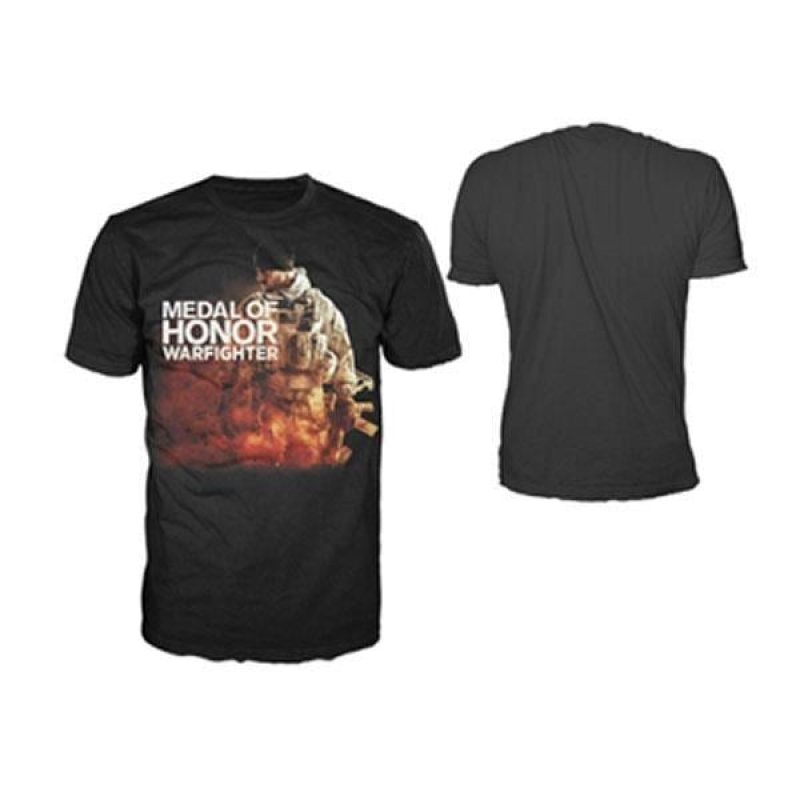 MEDAL OF HONOR WARFIGHTER  - T-Shirt Black - Character (L)