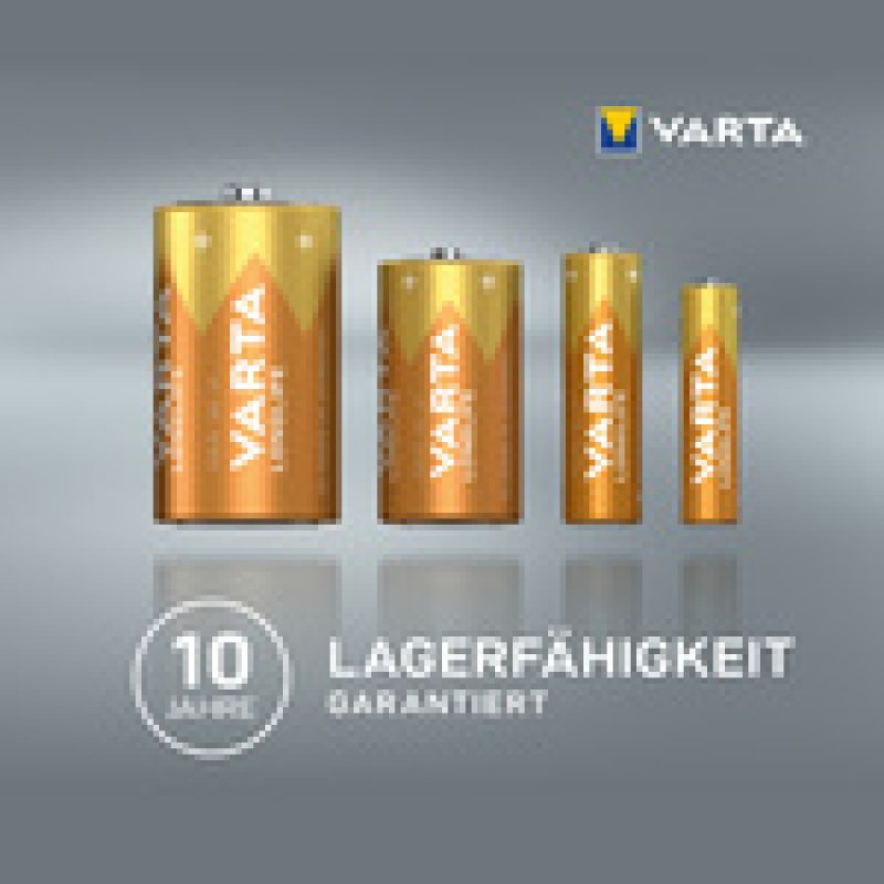 VARTA Pile alcaline Longlife, Micro (AAA), 12 pièces