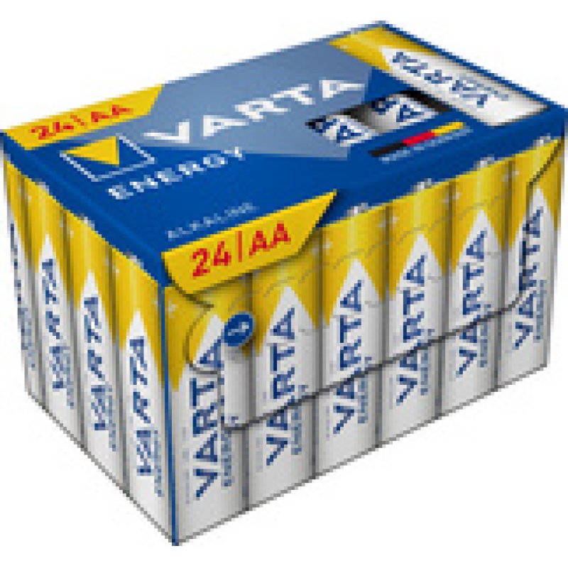 VARTA Pile alcaline Energy, Mignon (AA), 24 pièces
