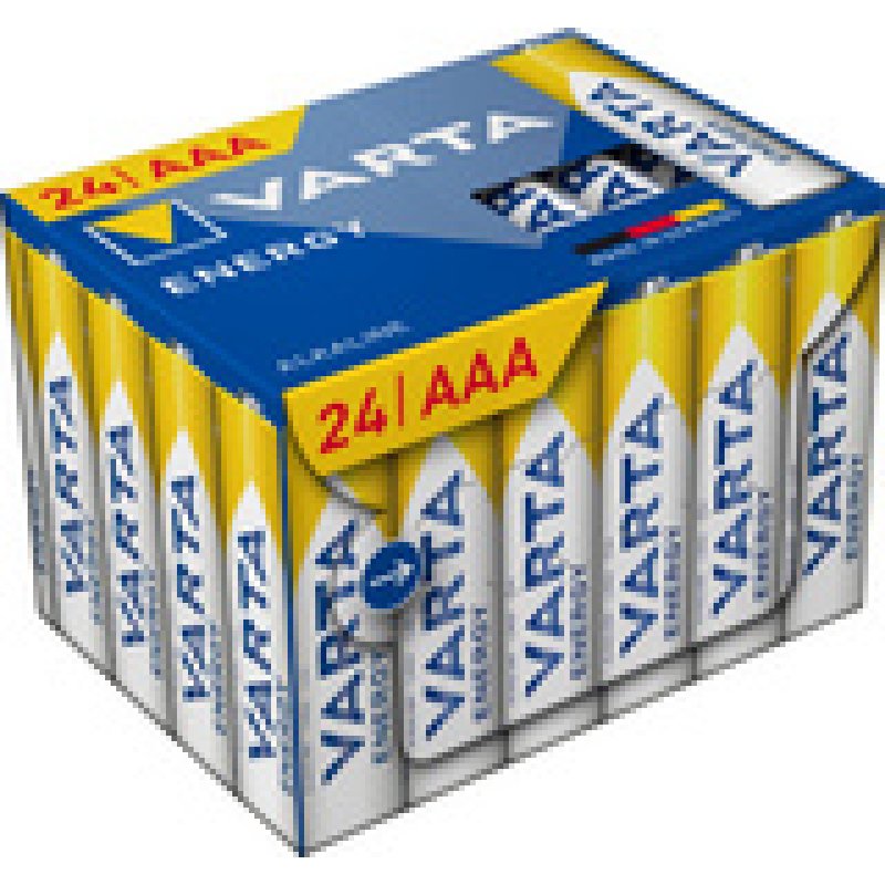 VARTA Pile alcaline Energy, Micro (AAA), 24 pièces