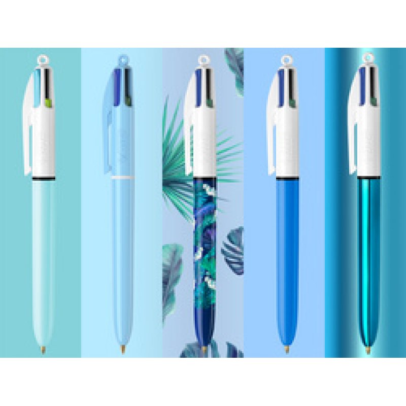 BIC Stylo à bille 4 Colours, Collector Box, set de 15