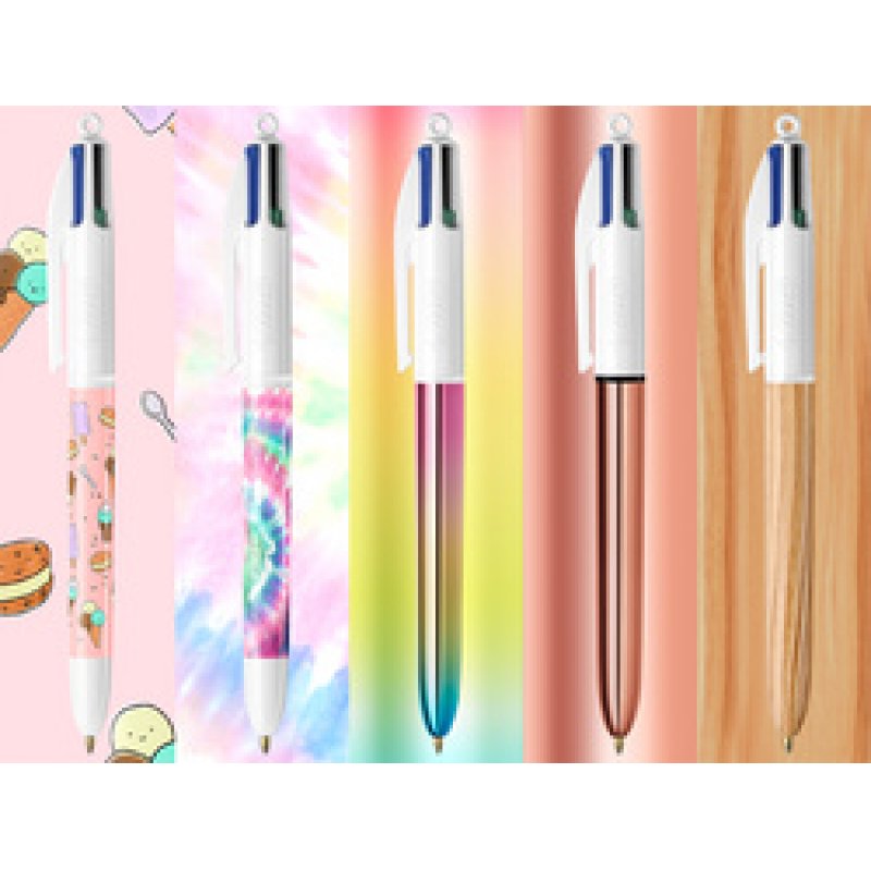 BIC Stylo à bille 4 Colours, Collector Box, set de 15