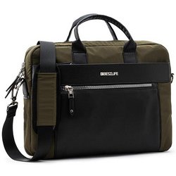 BESTLIFE Business Sacoche pour laptop ALYA, vert foncé/noir