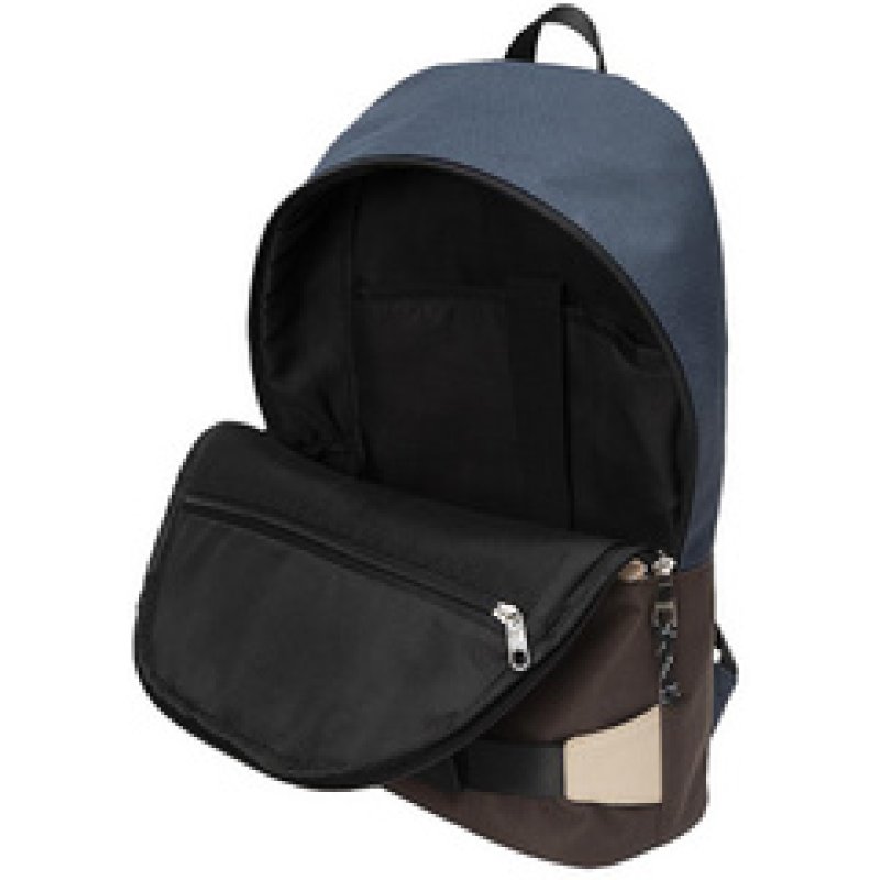 BESTLIFE Urban Sac à dos laptop COL SKATE, bleu/beige/marron