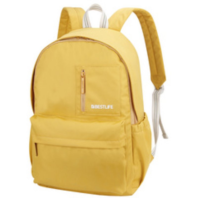 BESTLIFE School Sac à dos pour laptop COL RAINBOW, jaune