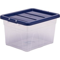 Fellowes Boîte de rangement BANKERS BOX, 22 L, transparent