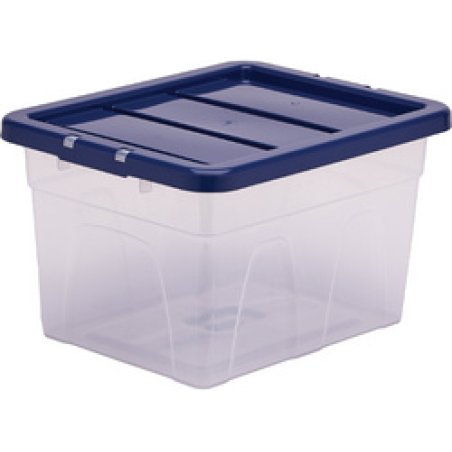 Fellowes Boîte de rangement BANKERS BOX, 22 L, transparent