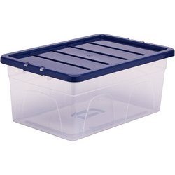 Fellowes Boîte de rangement BANKERS BOX, 38 L, transparent
