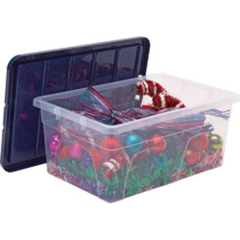 Fellowes Boîte de rangement BANKERS BOX, 38 L, transparent