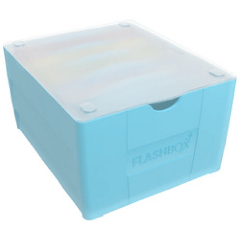 Oxford Boîte à fiches "Flashbox" Starterpack, bleu pastel