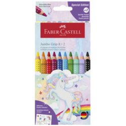 FABER-CASTELL Crayon de couleur Jumbo GRIP Licorne, 8 2