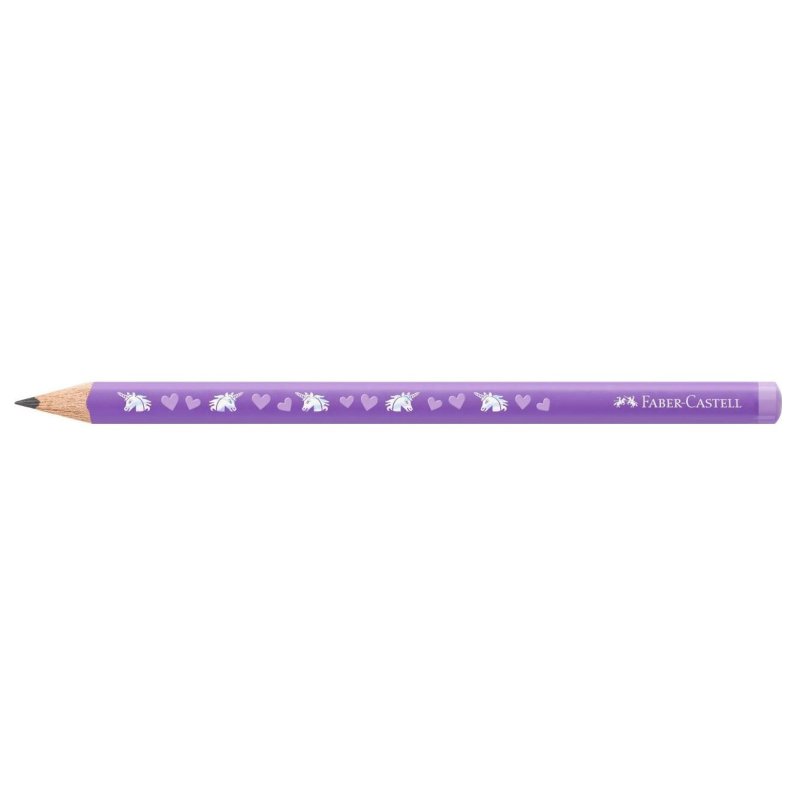FABER-CASTELL Crayon de papier Licorne Jumbo, HB, violet