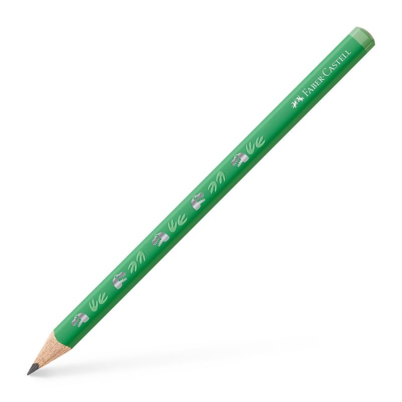 FABER-CASTELL Crayon de papier Dino Jumbo, HB, vert