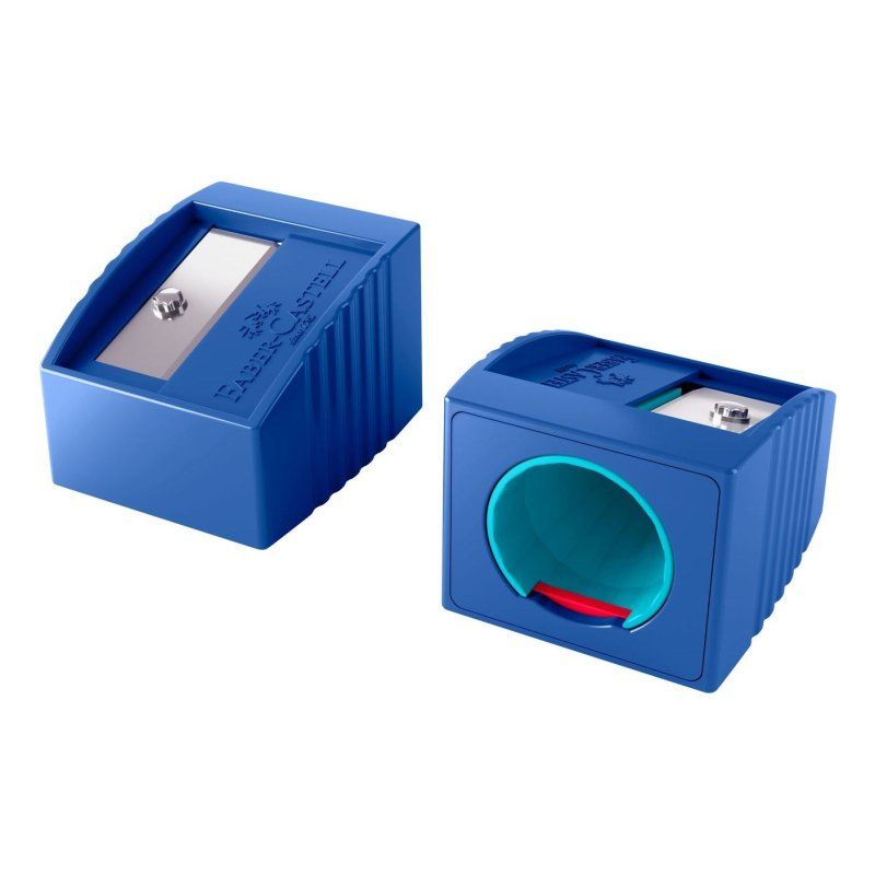 FABER-CASTELL Taille-crayon Grippy, bleu