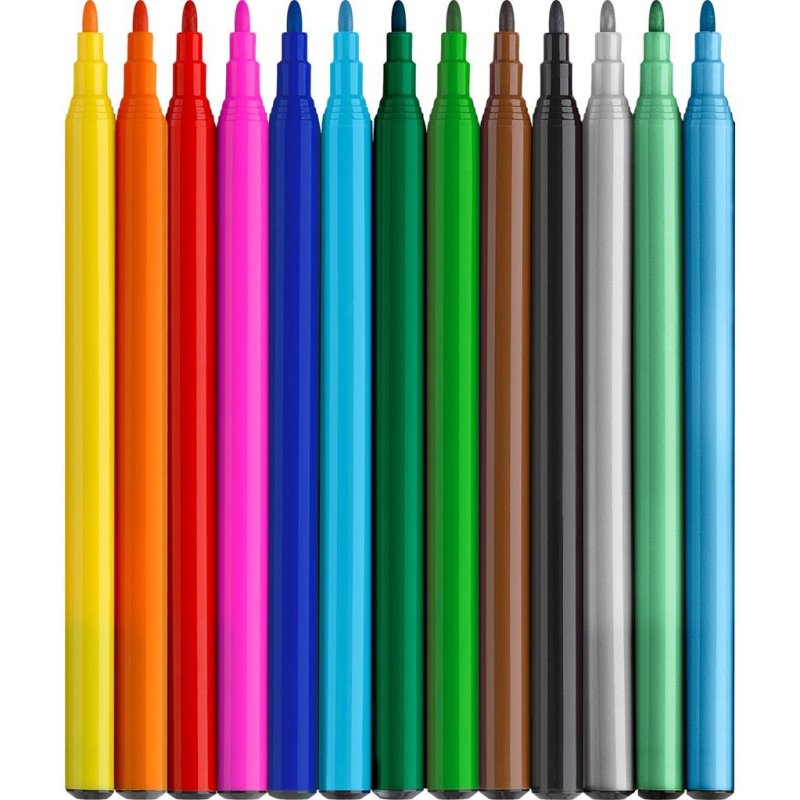 Faber-Castell 554214 stylo-feutre Multicolore 13 pièce(s)