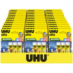 UHU Bâton de colle stic SONIC, 3 x 8,2 g, présentoir de 36
