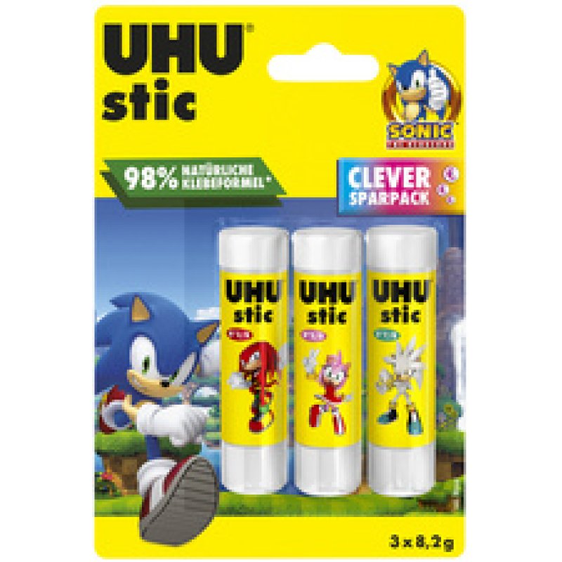 UHU Bâton de colle stic SONIC, 2 x 21 g, blister