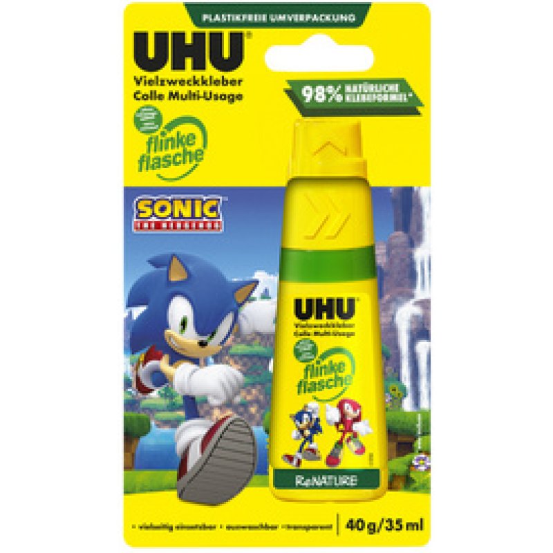 UHU Colle multi-usage flinke flasche ReNATURE SONIC, 40 g