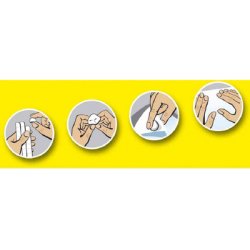 UHU Klebepads patafix SONIC, wieder ablösbar, weiß