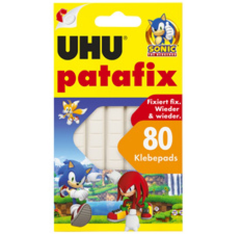 UHU Klebepads patafix SONIC, wieder ablösbar, weiß