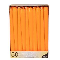 Papstar 10393 wax candle Round Orange 50 pc(s)