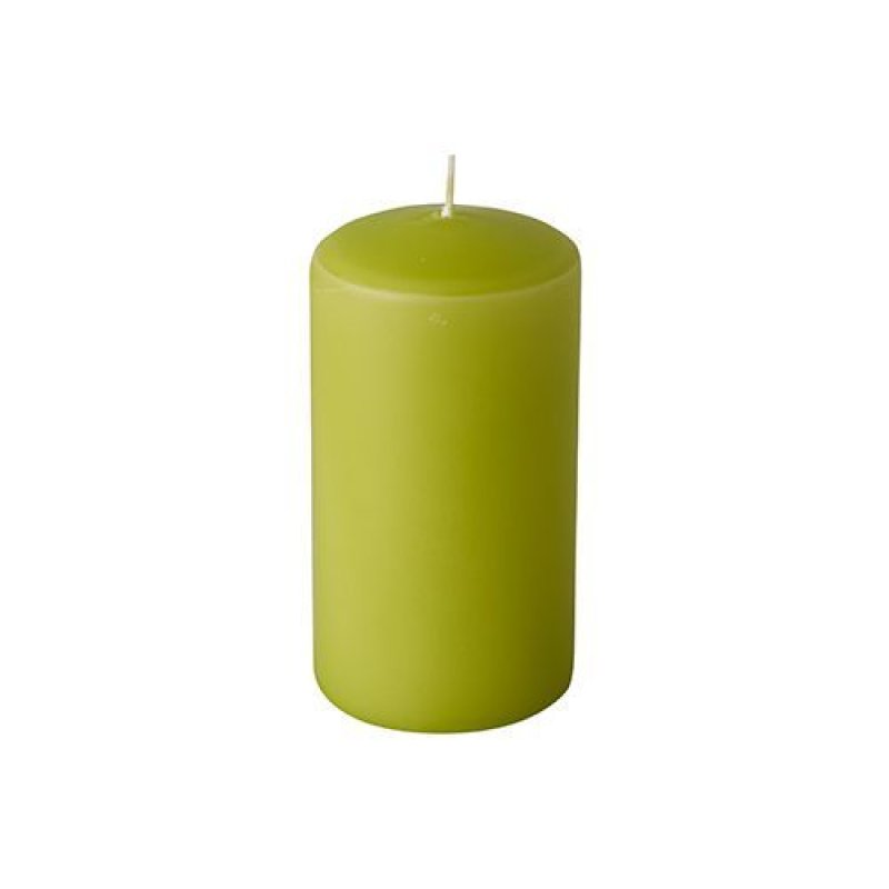 Papstar 10584 bougie en cire Rond Vert 6 pièce(s)