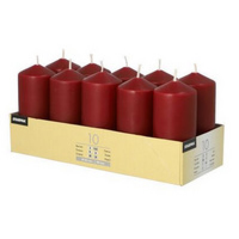 STARPAK Bougie cylindrique, diamètre: 40 mm, bleu foncé