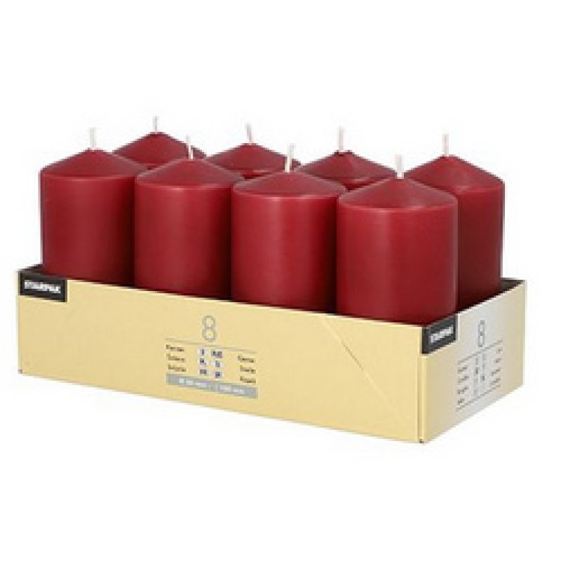 STARPAK Bougie cylindrique, diamètre: 50 mm, vieux rose