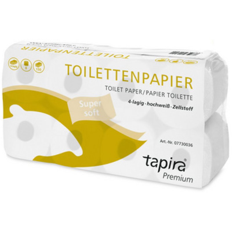 Tapira Papier toilette Premium, 24 couches, blanc