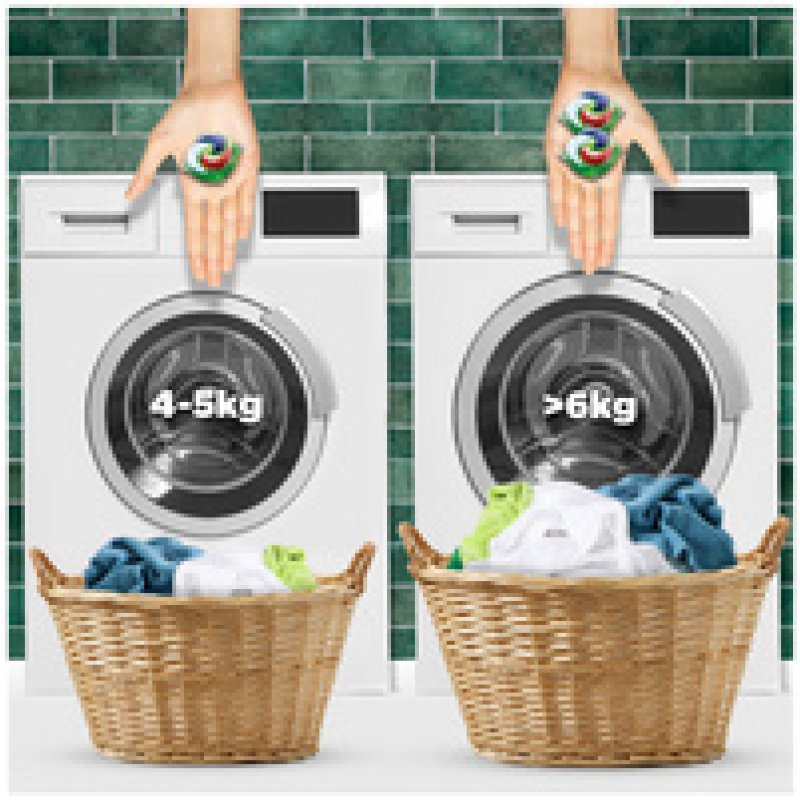 ARIEL Lessive en capsules All-in-1 Universal , 76 lavages