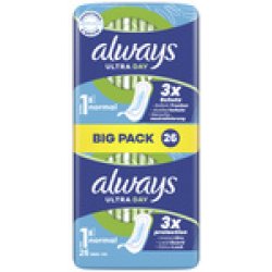always ultra Serviette hygiénique Normal, BigPack, taille 1
