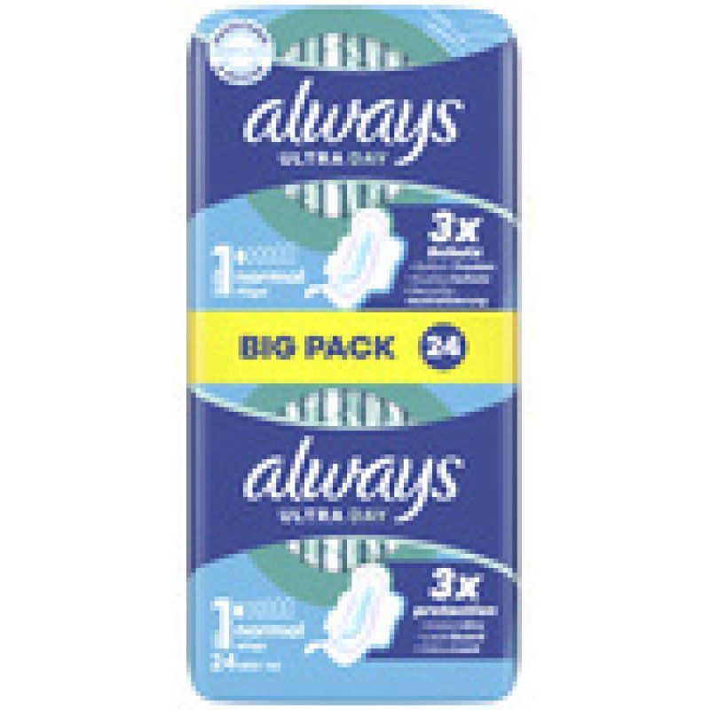 always ultra Serviette hygiénique Normal à ailettes, BigPack