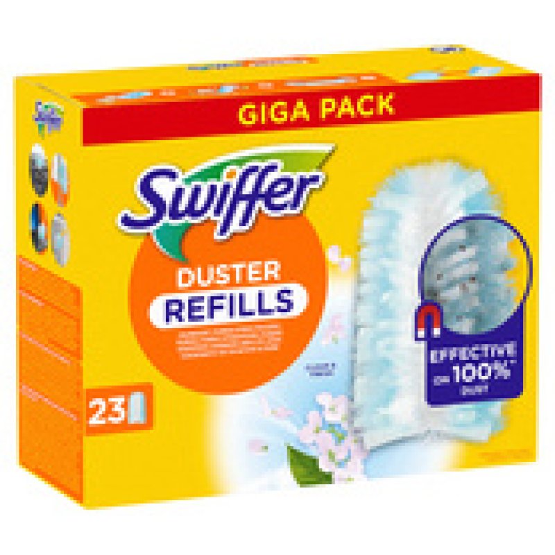 Swiffer Plumeau magnétique parfum febreze, pack de 4