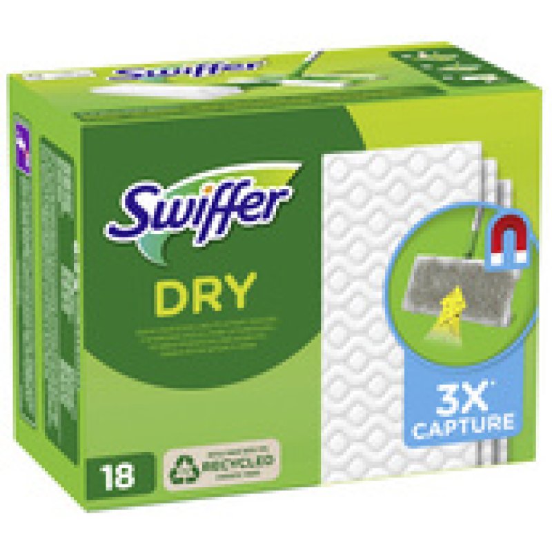 Swiffer Serpillère sèche au parfum febreze, pack de recharge