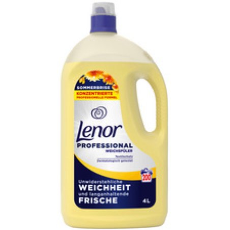 Lenor Professional Adoucissant Fraîcheur d'avril, 4 litres