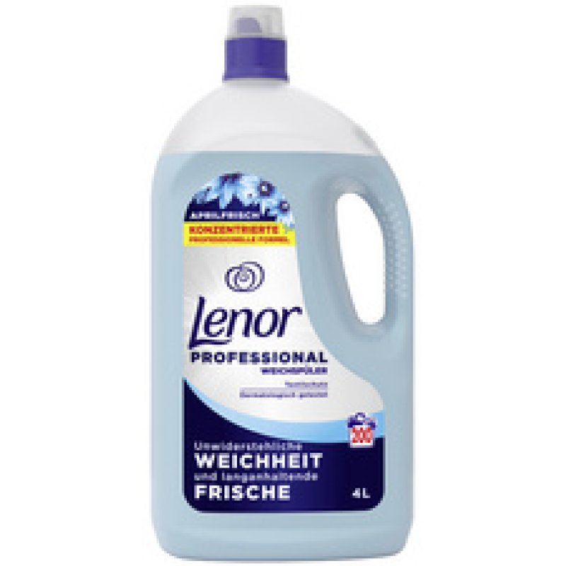 Lenor Professional Adoucissant Fraîcheur d'avril, 4 litres