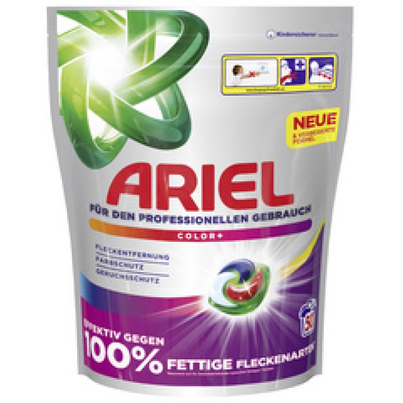 ARIEL PROFESSIONAL Lessive All-in-1 Pods Color, 100 lavages