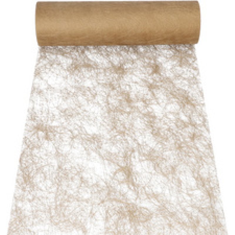 PAPSTAR Chemin de table / ruban décoratif "Sizoflor", rouge