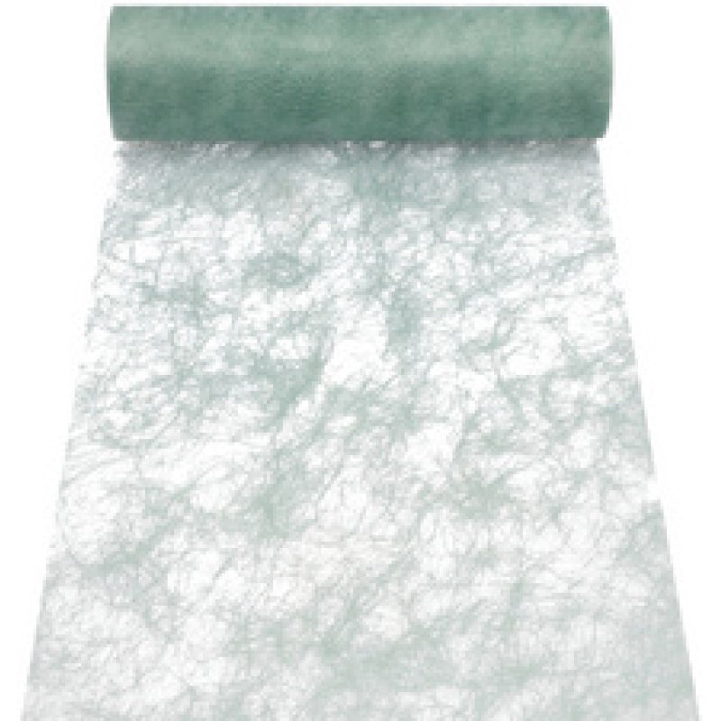 PAPSTAR Chemin de table / ruban décoratif "Sizoflor", argent