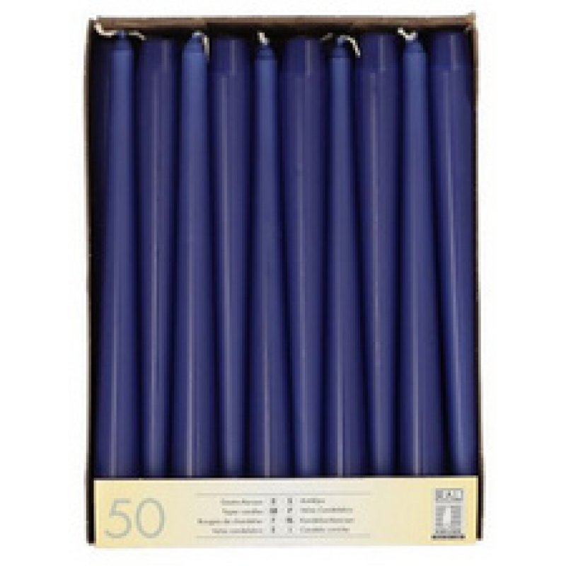 STARPAK Bougie de chandelier, 22 mm, pack de 50, violet