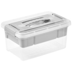 keeeper Boîte de rangement "henri", 16 litres, nordic grey