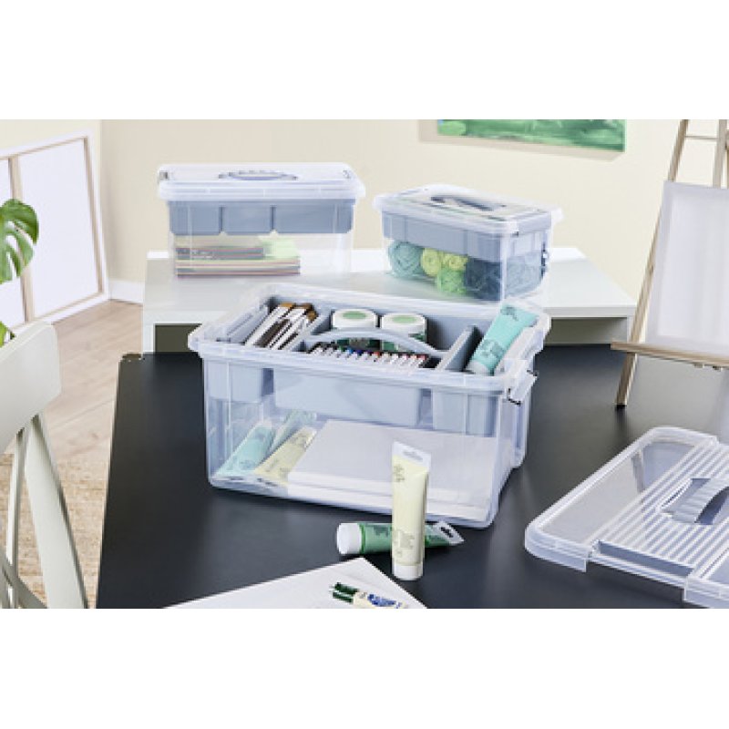 keeeper Boîte de rangement "henri", 16 litres, nordic grey