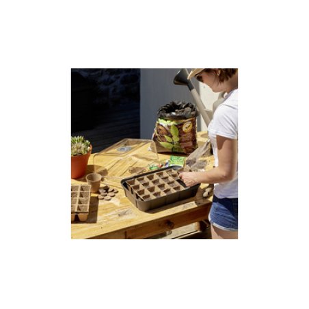 EDA Mini-serre, taille M, volume: 5,7 L, anthracite